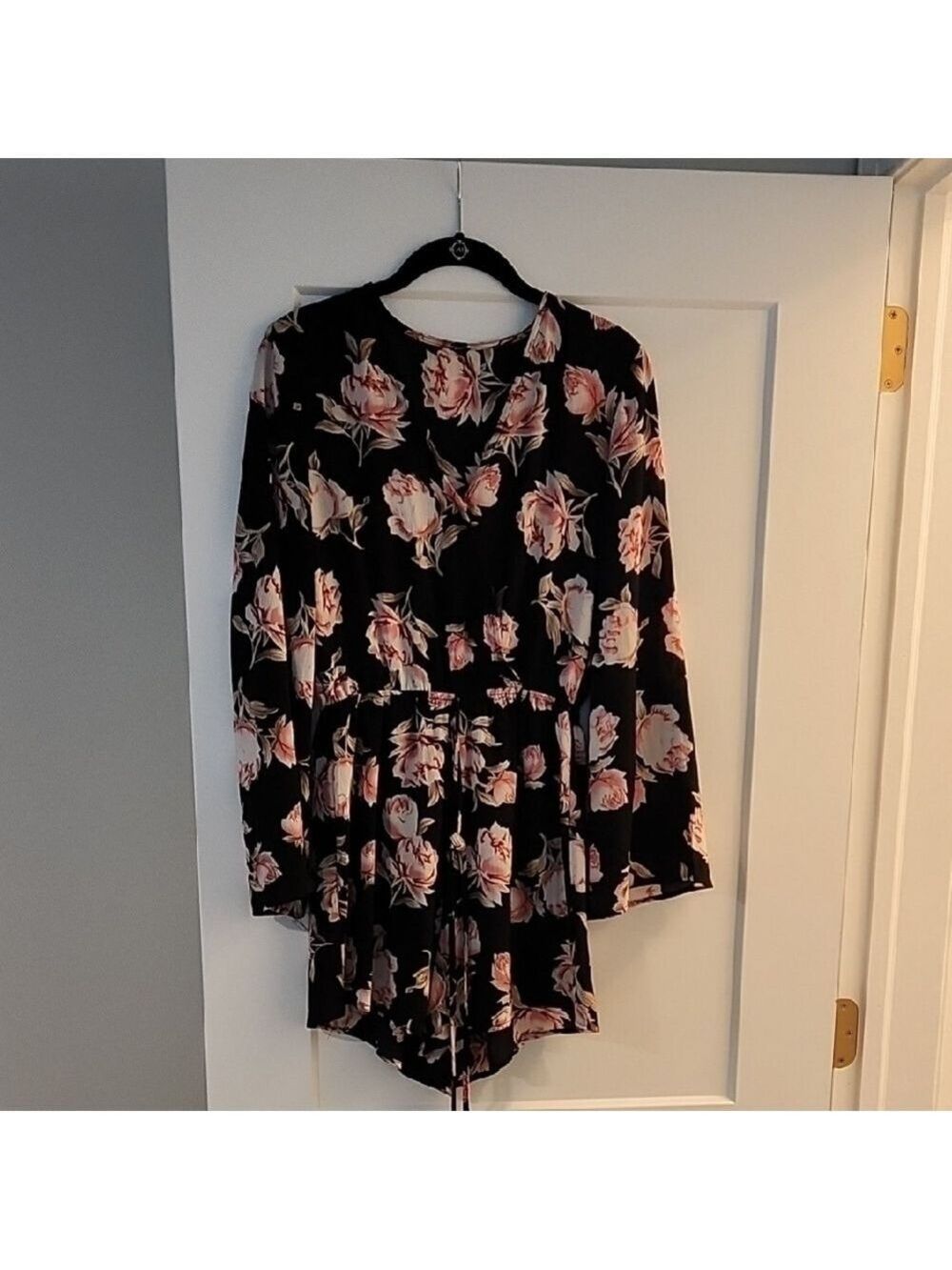 Floral Long Sleeve Romper